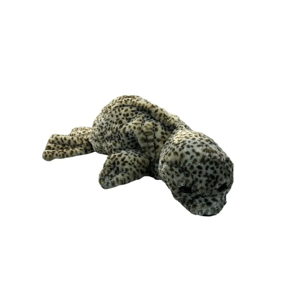 Folkmanis Harbor Seal Puppet Plush 16” Realistic Spotted Seal Stuffed Animal NWT